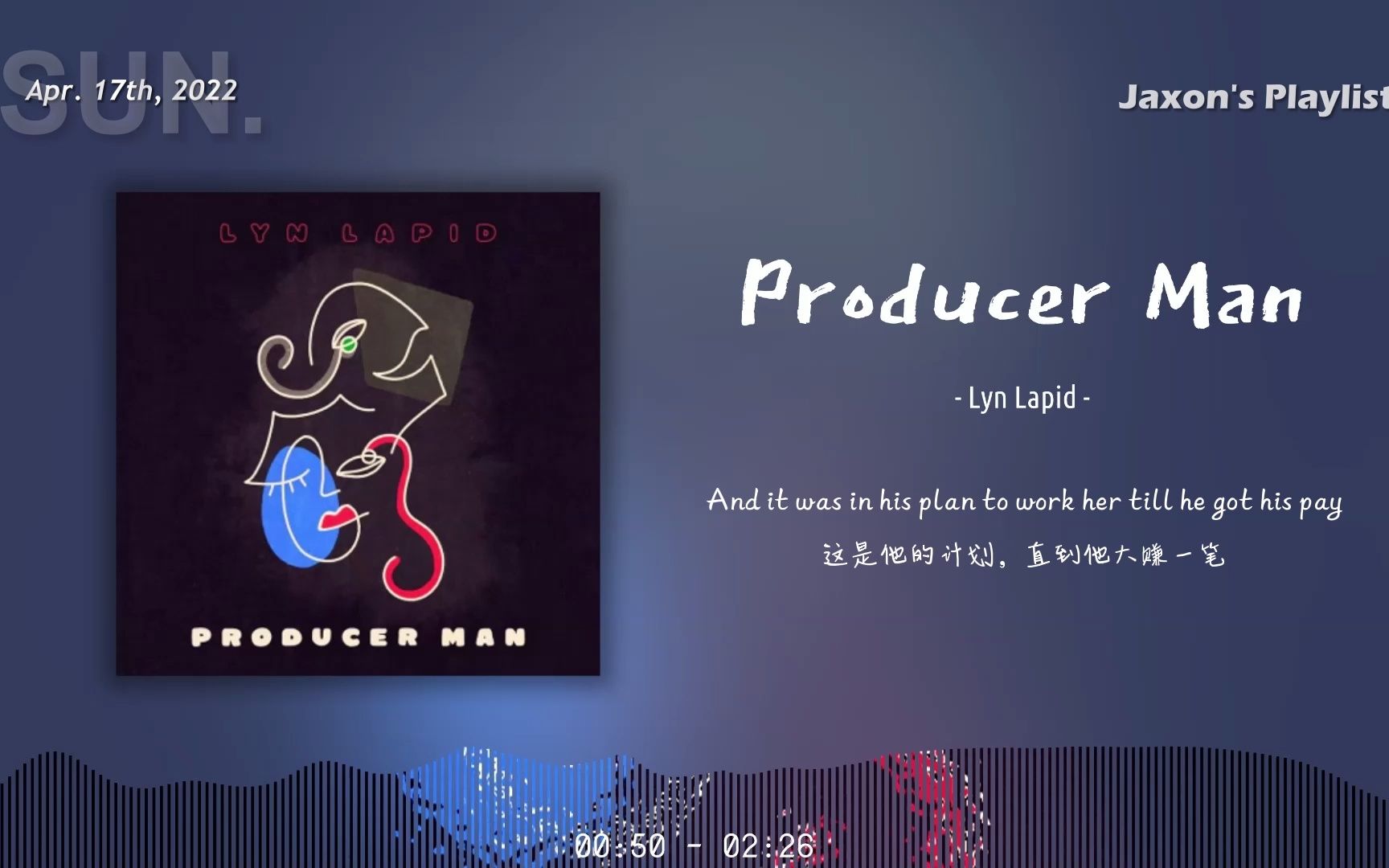 [图]日推歌单 | “听听我是怎么被骗的吧😔” | 极致女声 | 《Producer Man》