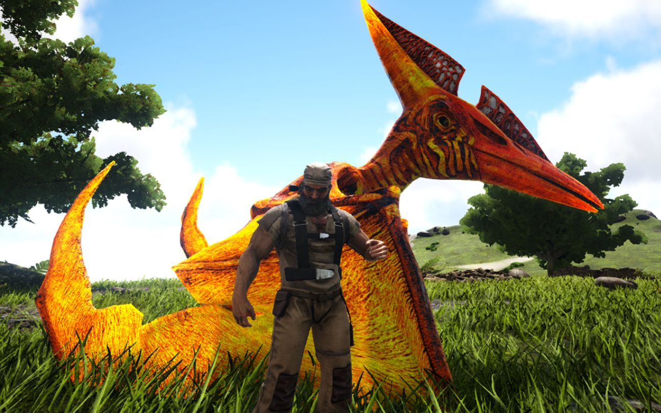 方舟生存进化:来世 04 暗墨骑着小马大炸黄金翼龙