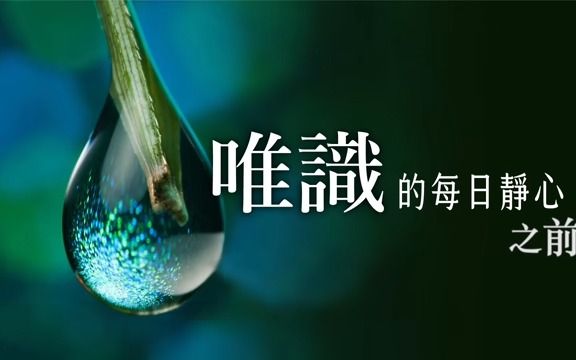 [图]杨定一：在整体的转捩点，无论变化多剧烈，都深深投入自己－－在唯识的每日静心之前