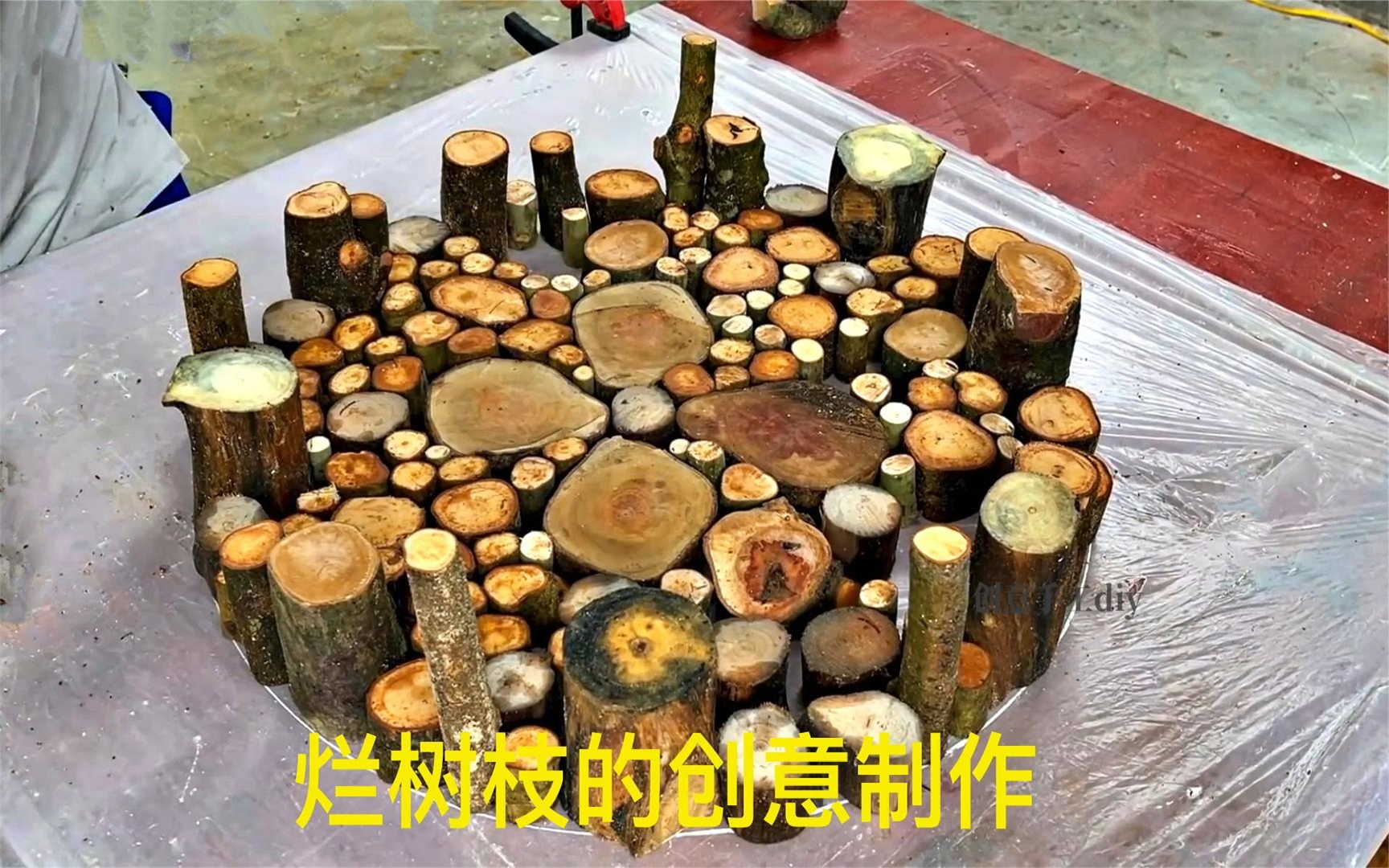 烂树枝也有大作用,农村大叔的手工制作太有创意了,高手在民间