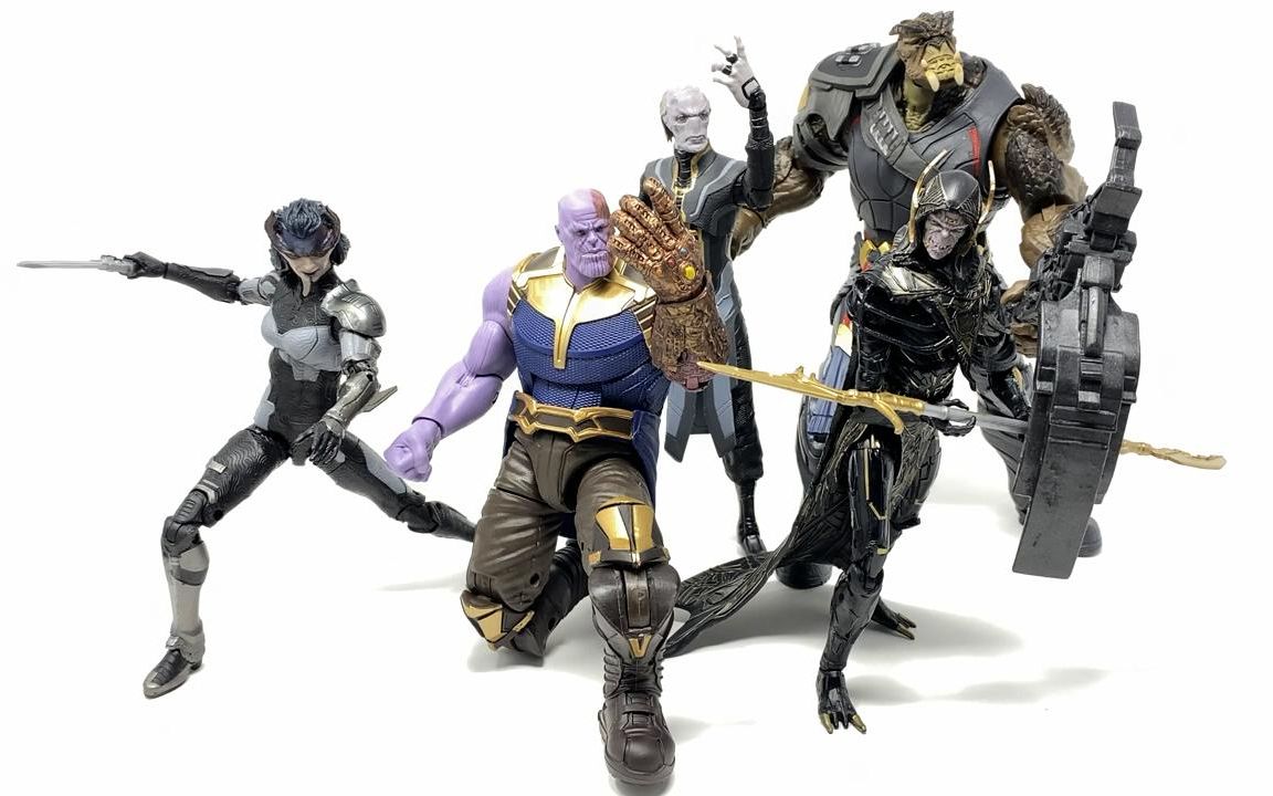 转载marvellegends电影复仇者联盟灭霸五人套灭霸之子套装