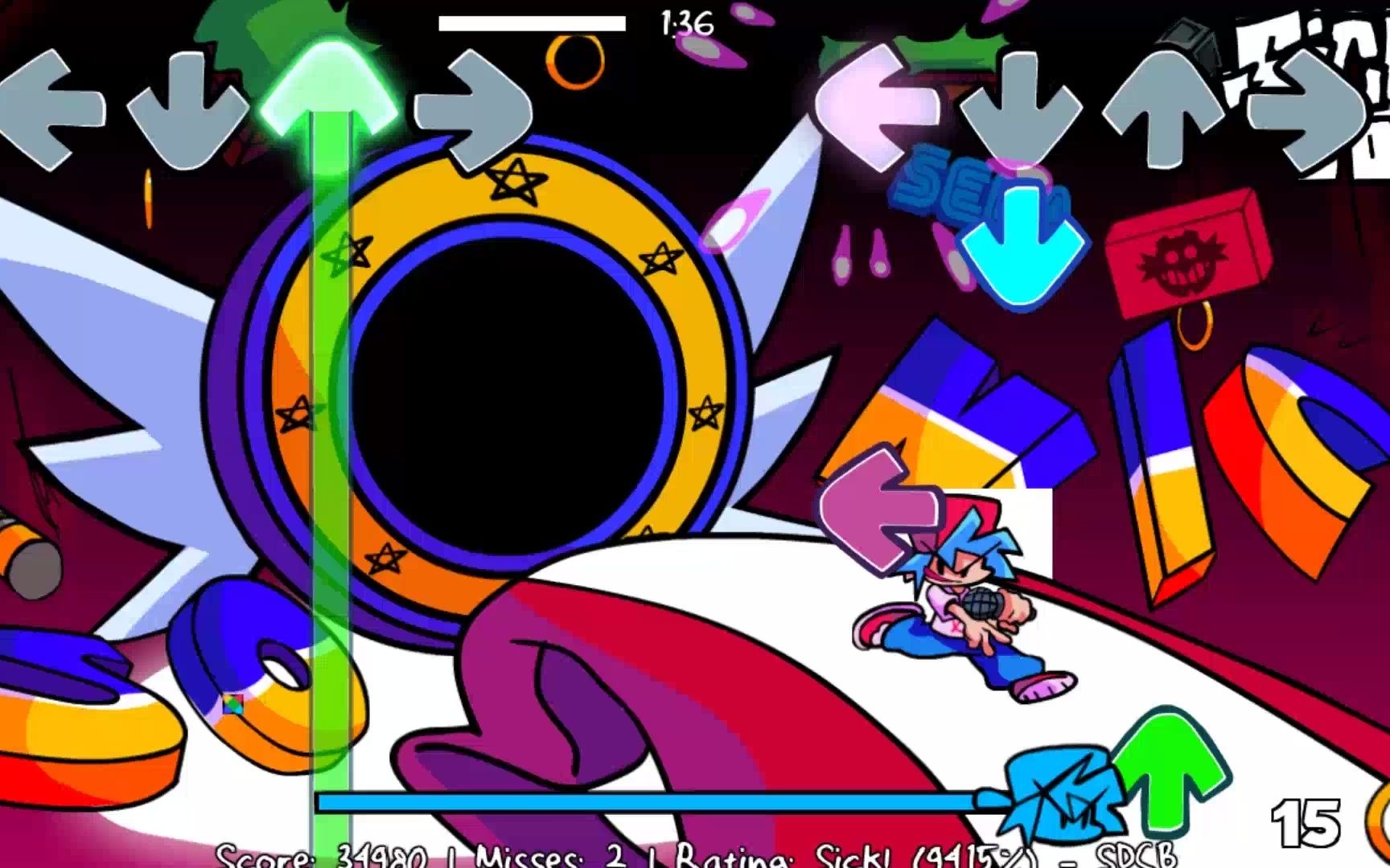 fnf超优质mod来自sonicexe30的废弃曲目finalespace