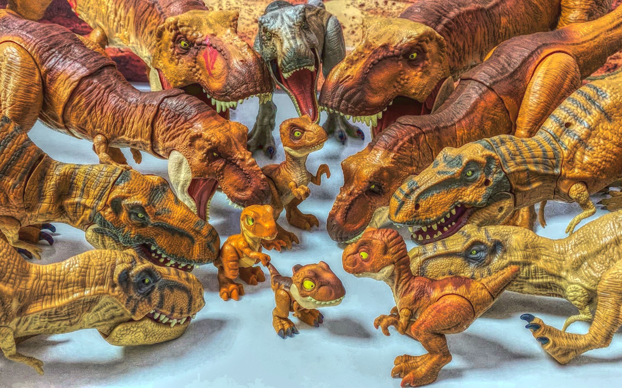 独家最新侏罗纪世界最小霸王龙宝宝找妈妈侏罗纪公园恐龙暴虐龙_哔哩