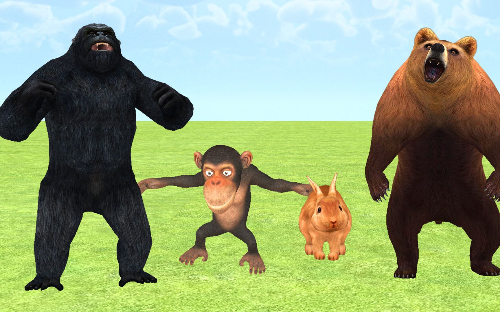 小猴子认错妈妈,大猩猩激动的站了起来