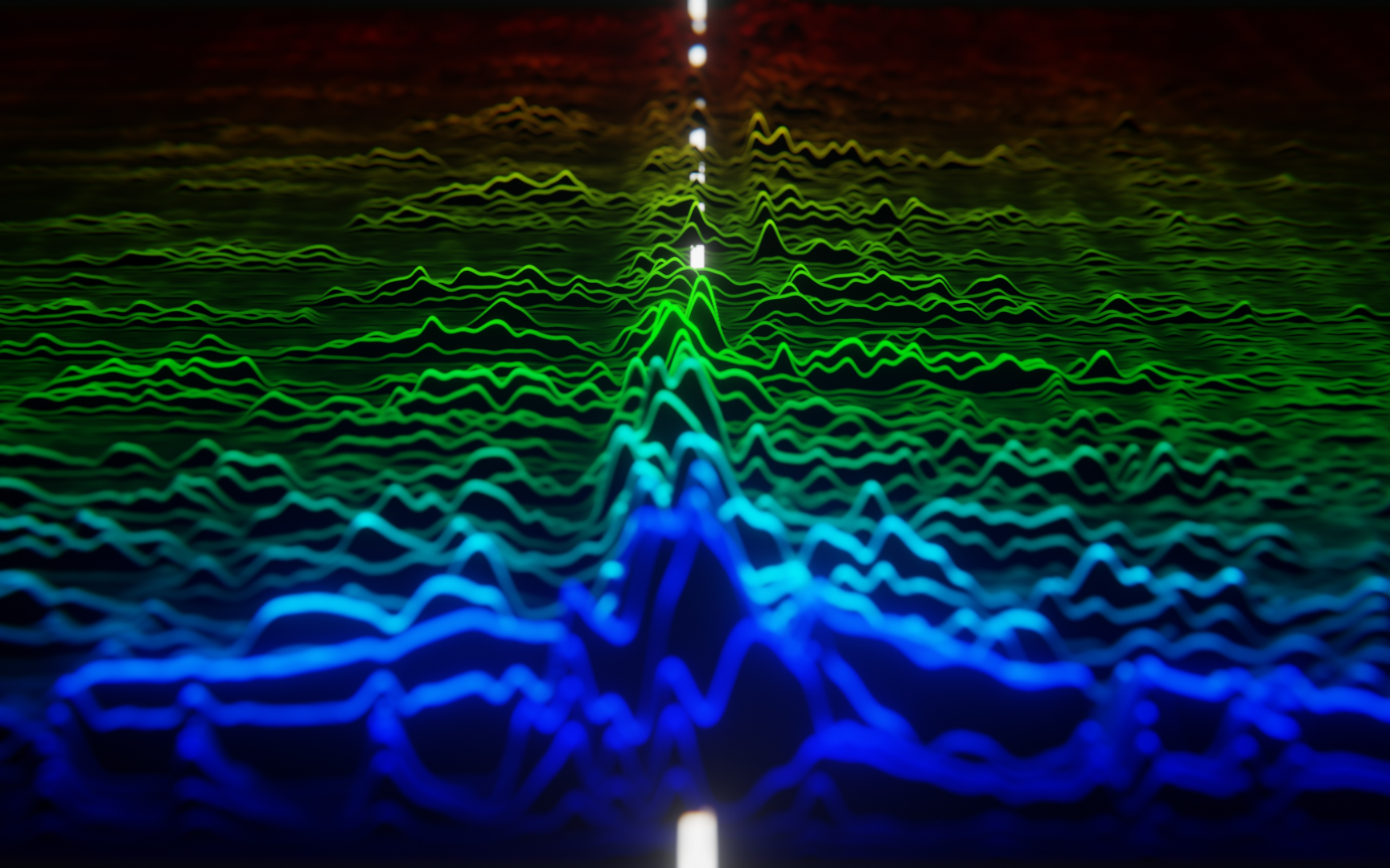 [blender](60fps)几何节点练习:音乐可视化(3d频谱图)