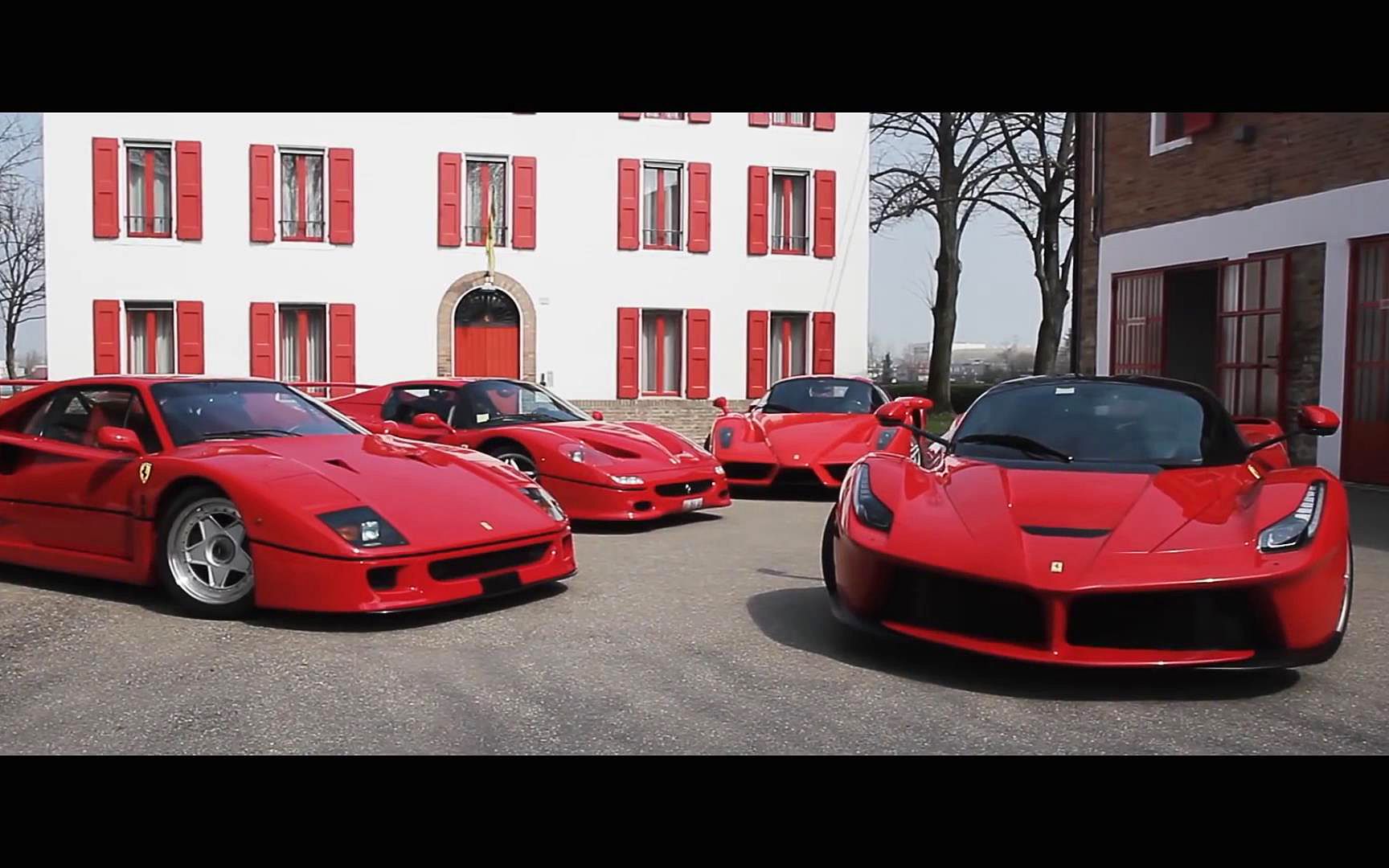 【法拉利】f40 f50 enzo laferrari 四代同堂