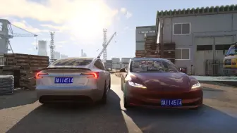 Download Video: 车辆模组-特斯拉Model 3 (2024款)  BeamNG.Drive车辆模组