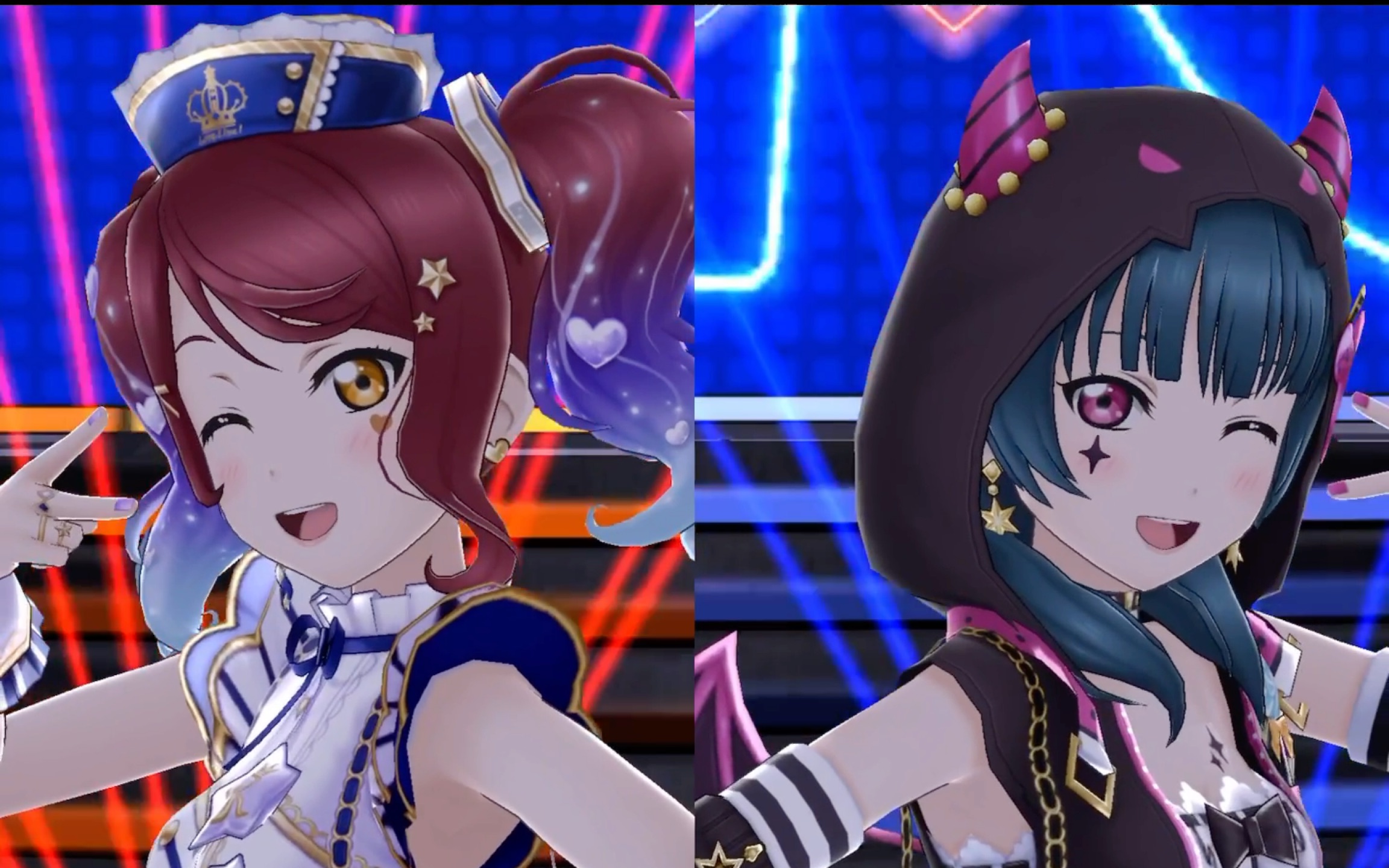 【llas mv】天使与恶魔 樱内梨子 津岛善子 fes限定ur鉴赏