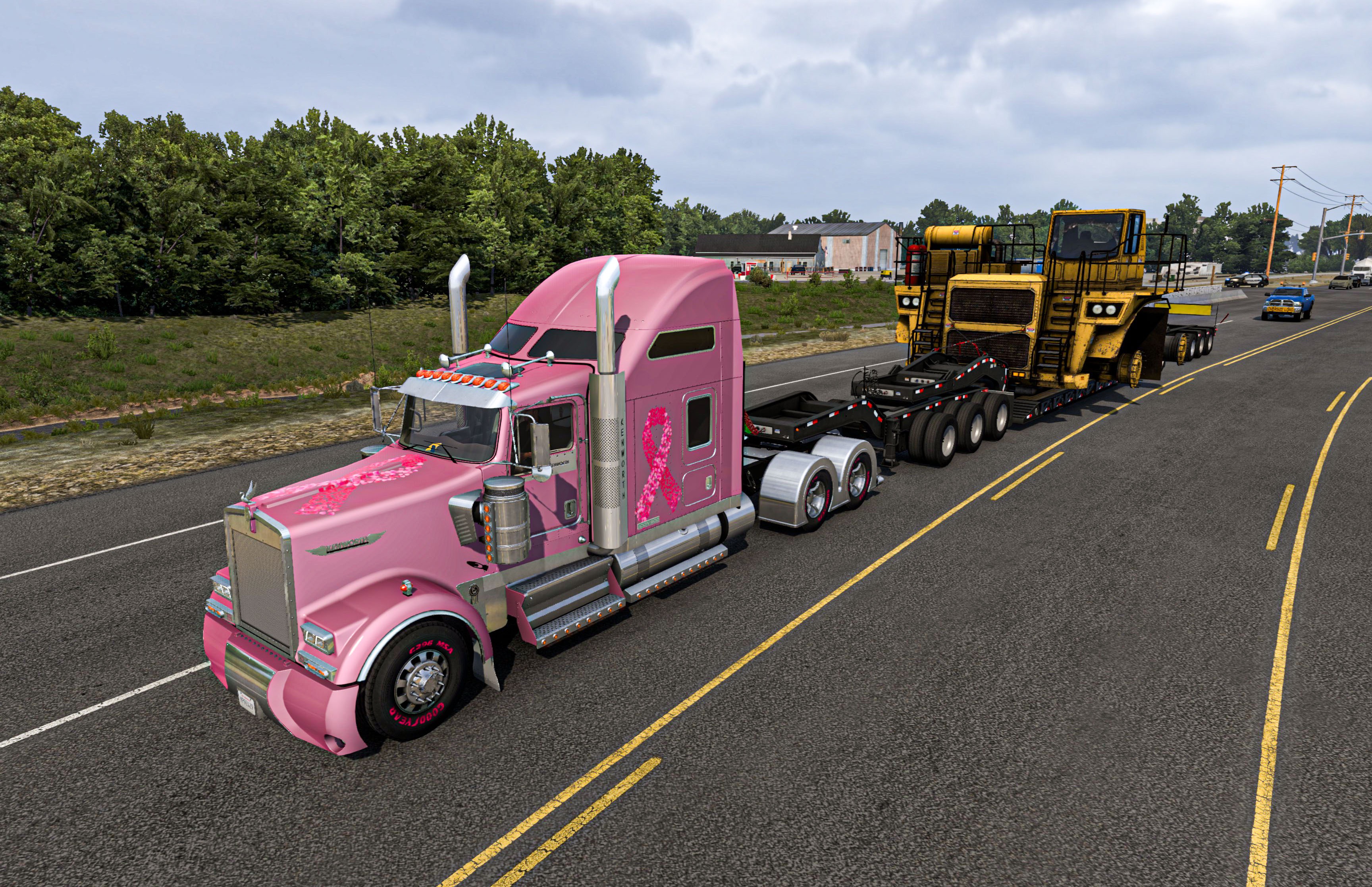 【美国卡车模拟】特种运输!肯沃斯w900