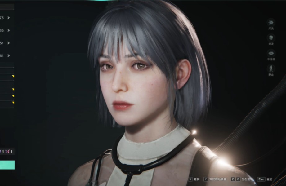 七日世界捏脸分享,银色短发少女