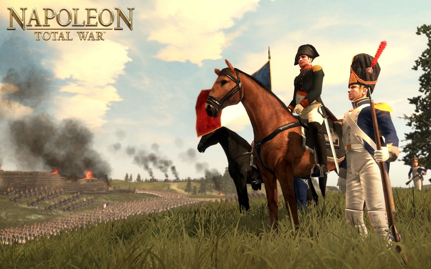 拿破仑全面战争一场精彩的3v3滑铁卢对战解说