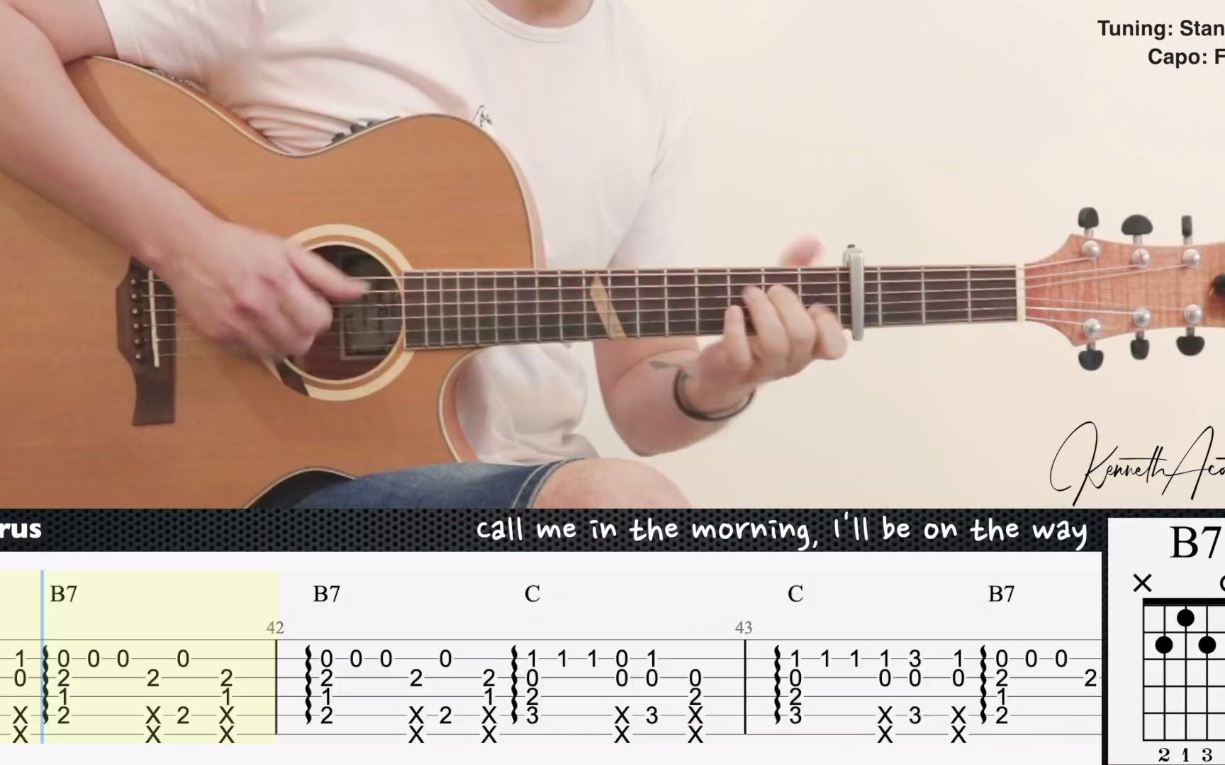 [图]MONTERO (Call Me By Your Name) - Lil Nas X Fingerstyle Guitar TAB + Chords + L