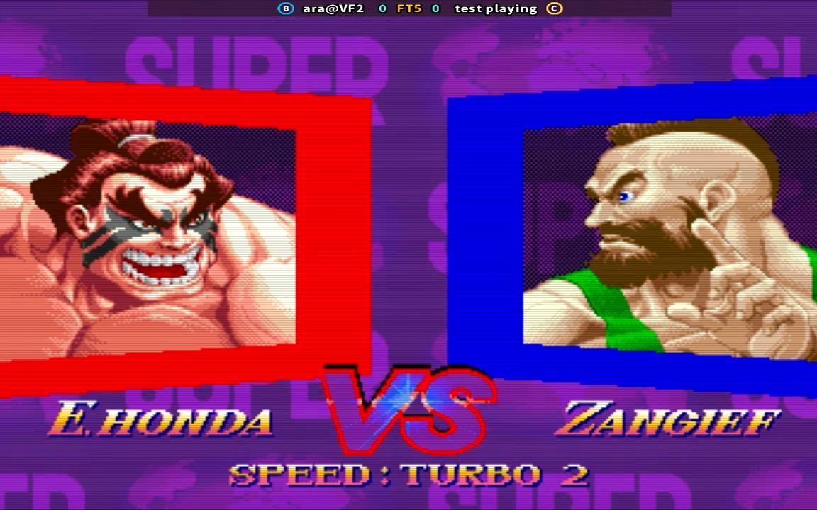 [图]超级街霸2X ara@VF2 vs test playing FT5 FightCade 210728