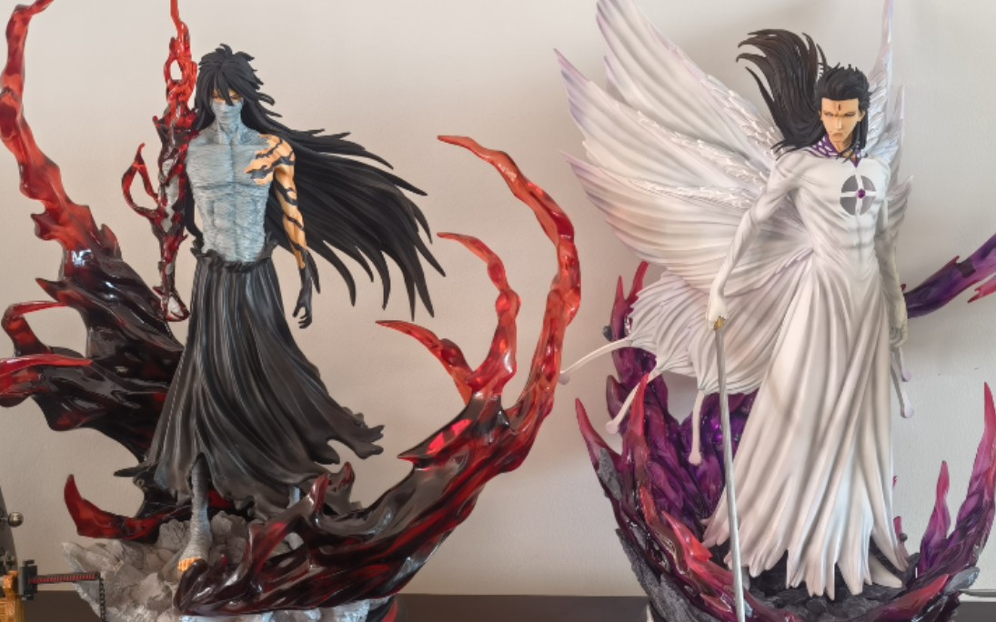 死神 蓝染惣右介 黑崎一护 最后的月牙天冲 手办cs展示_哔哩哔哩_bili