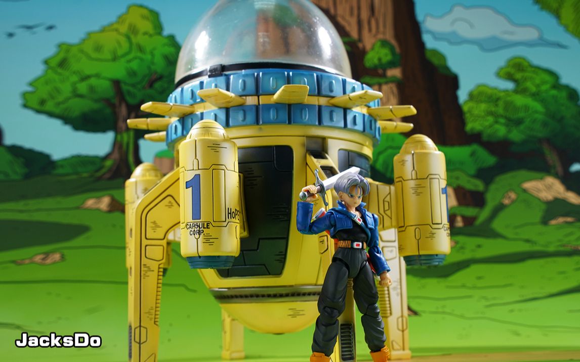 jacksdo龙珠载具系列-特兰克斯时光机gk模型