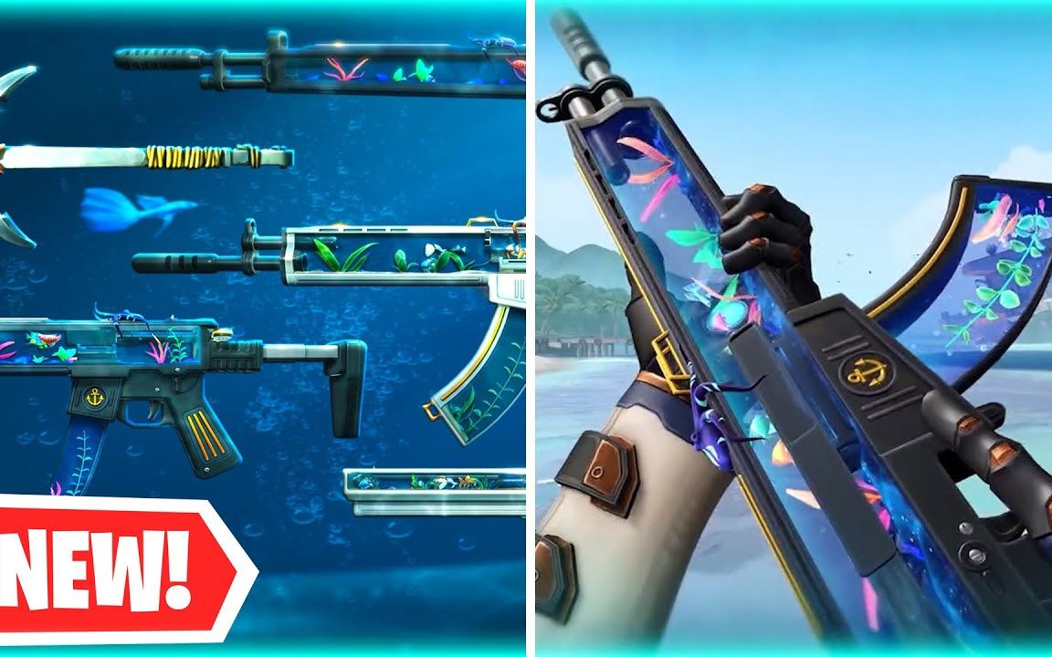 【valorant无畏契约】新水族馆皮肤抢先预览!