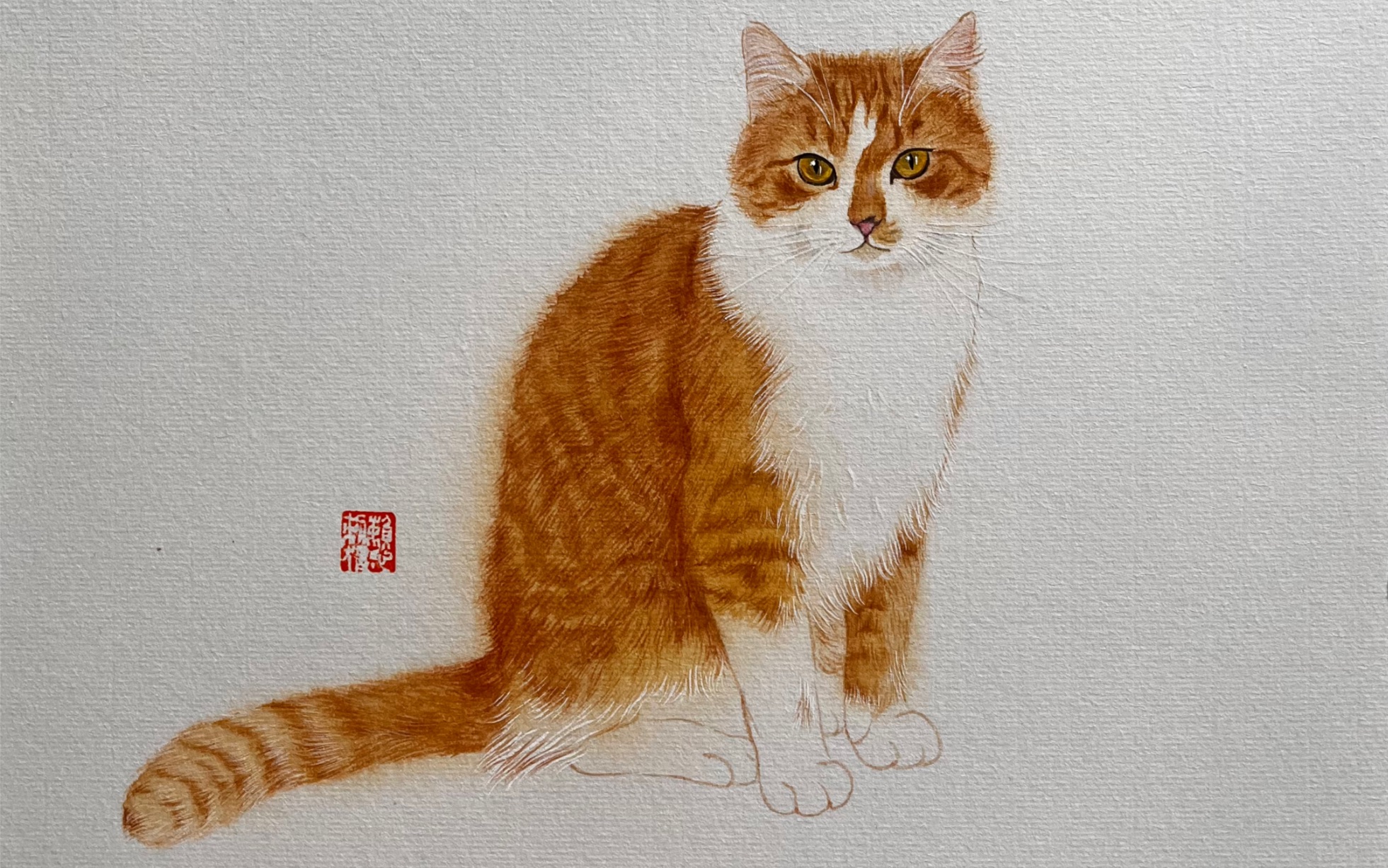 喜欢橘猫的请举手 国画猫咪的画法