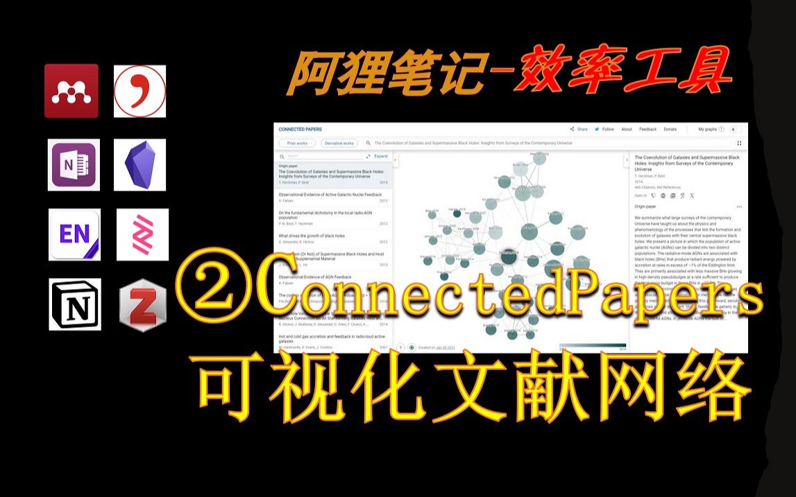 效率工具Connected Papers文献神经网络图哔哩哔哩bilibili