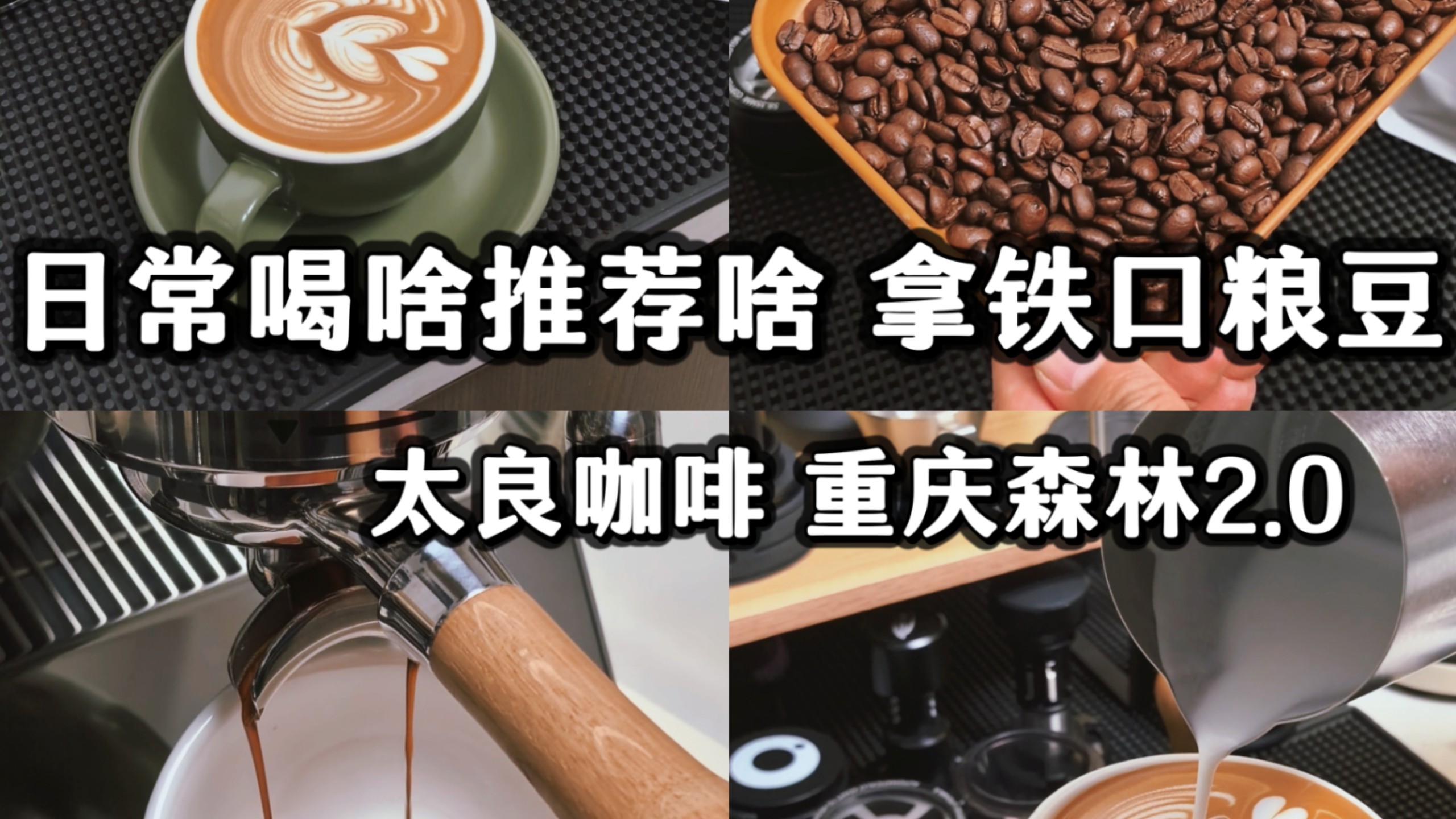 日常喝啥推荐啥，拿铁口粮豆推荐