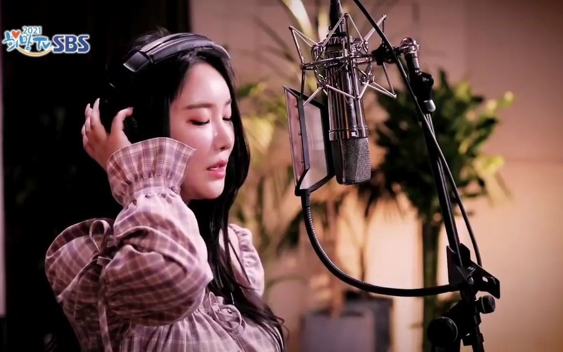 210409bravegirls金玟莹录制 希望tv主题曲 cut