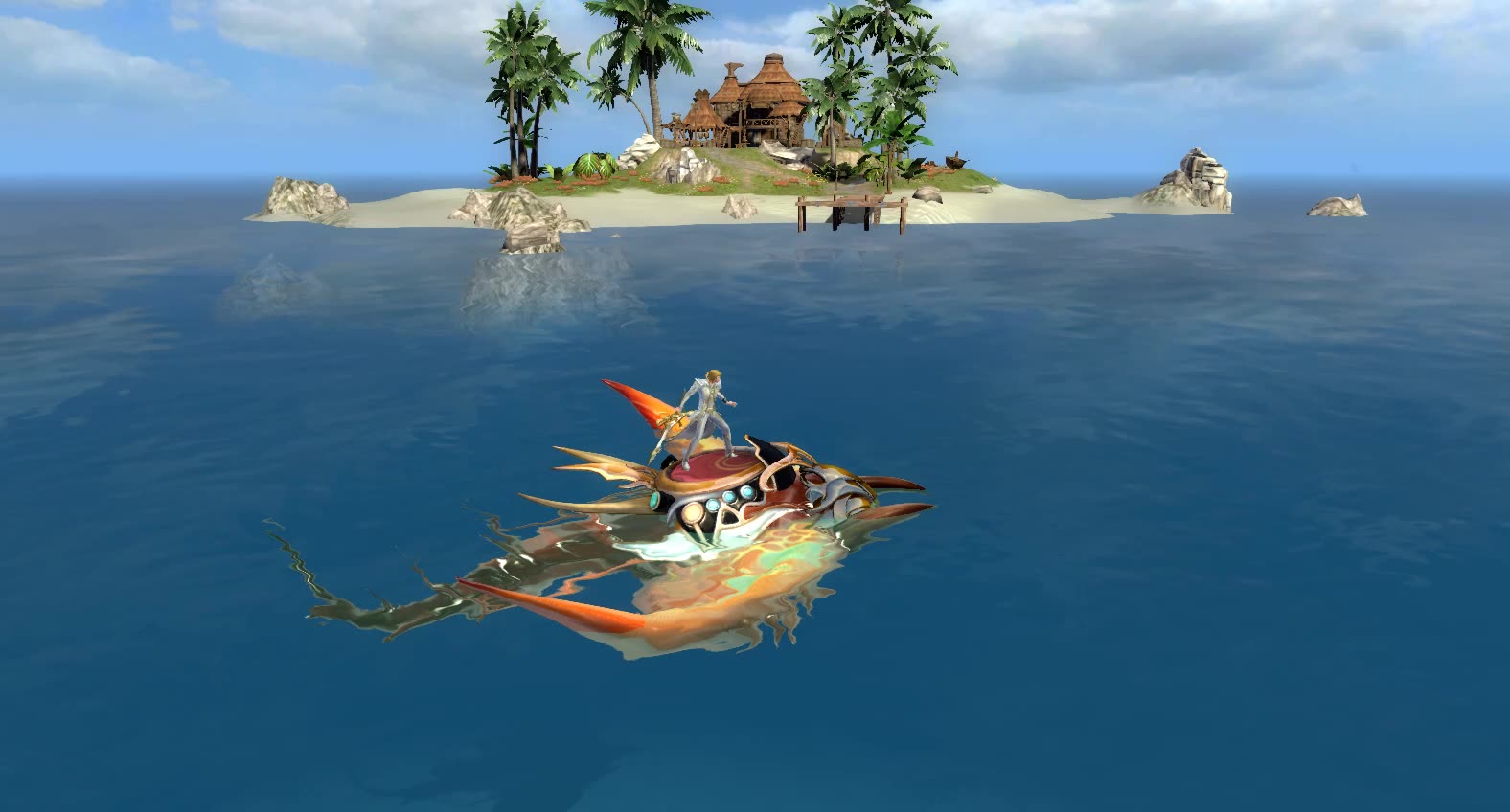 《海洋传说》坐骑之多尾蝠鲼