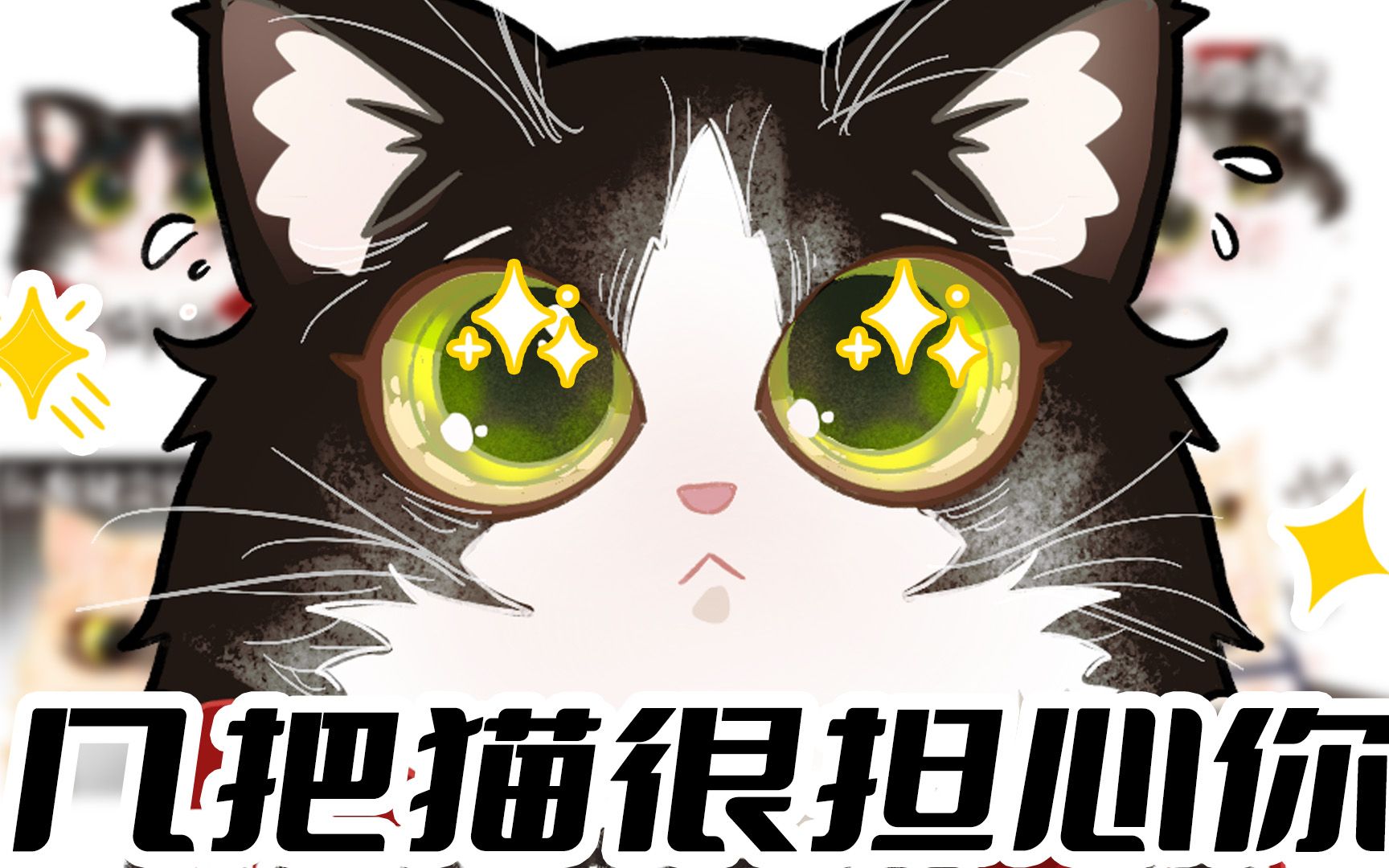 【宠物稿件】几把猫很担心你哔哩哔哩bilibili