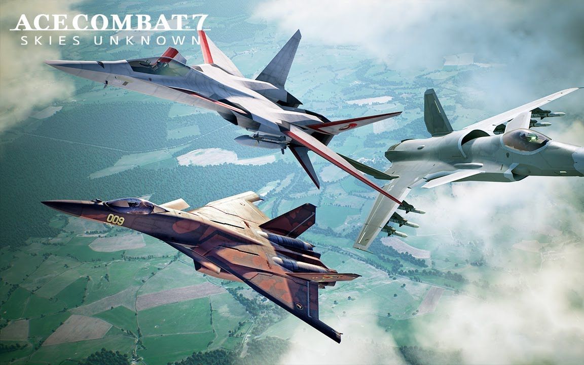 皇牌空战7新dlc原创机测试boss挨打