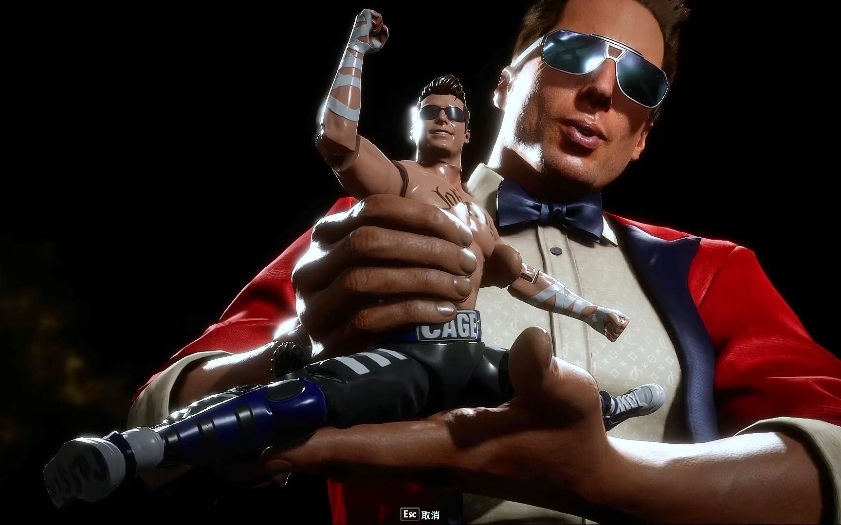 真人快打11玩家精彩对局乔尼凯奇对战卡巴尔