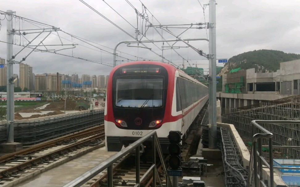 徐州地铁1号线0102号车出路窝站,不切换上下行