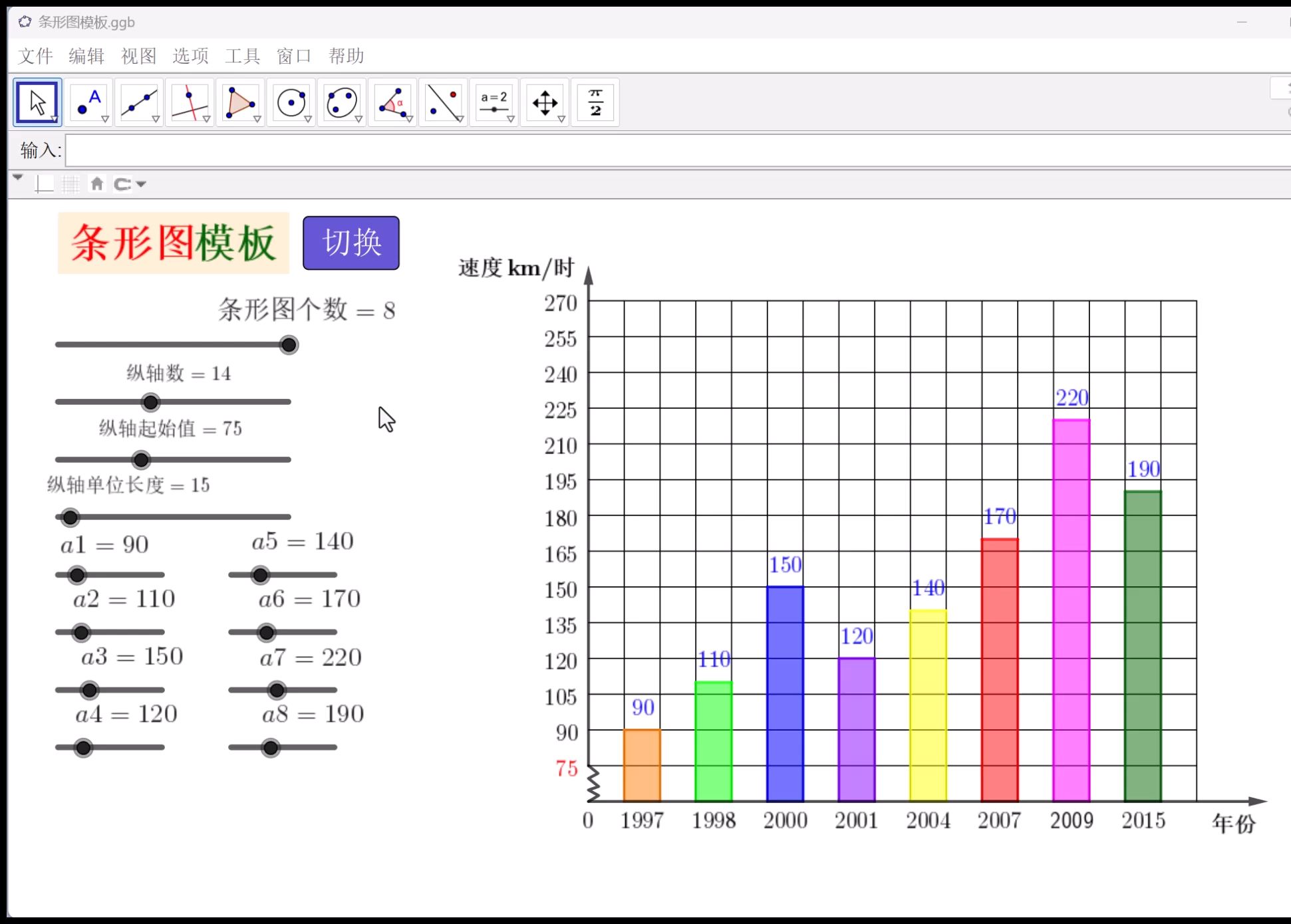 excel绘制条形图