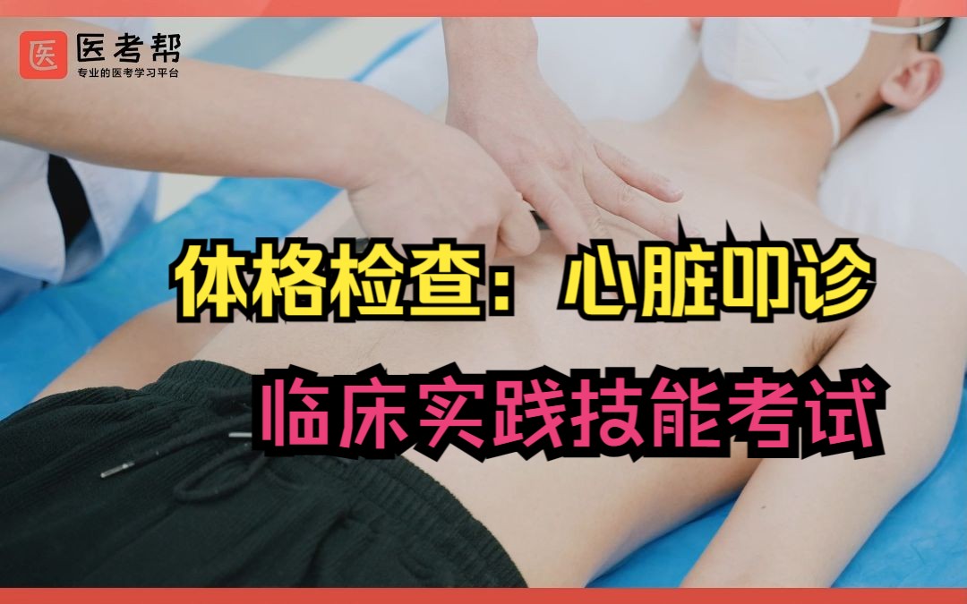 心脏叩诊执业医师 助理医师 技能考试之 体格检查 教学哔哩哔哩bilibili