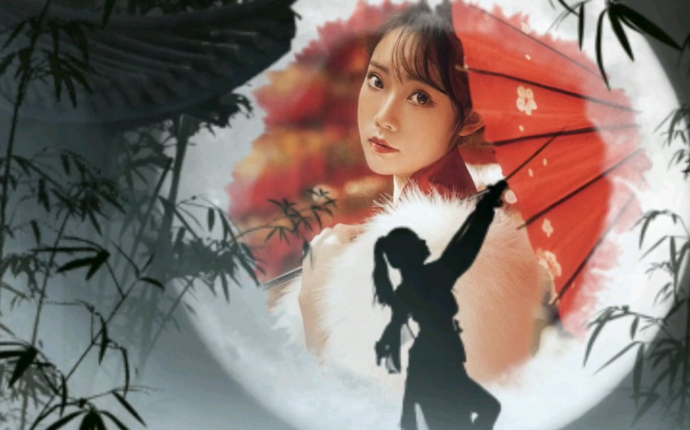 汉服小姐姐-月下舞剑啊