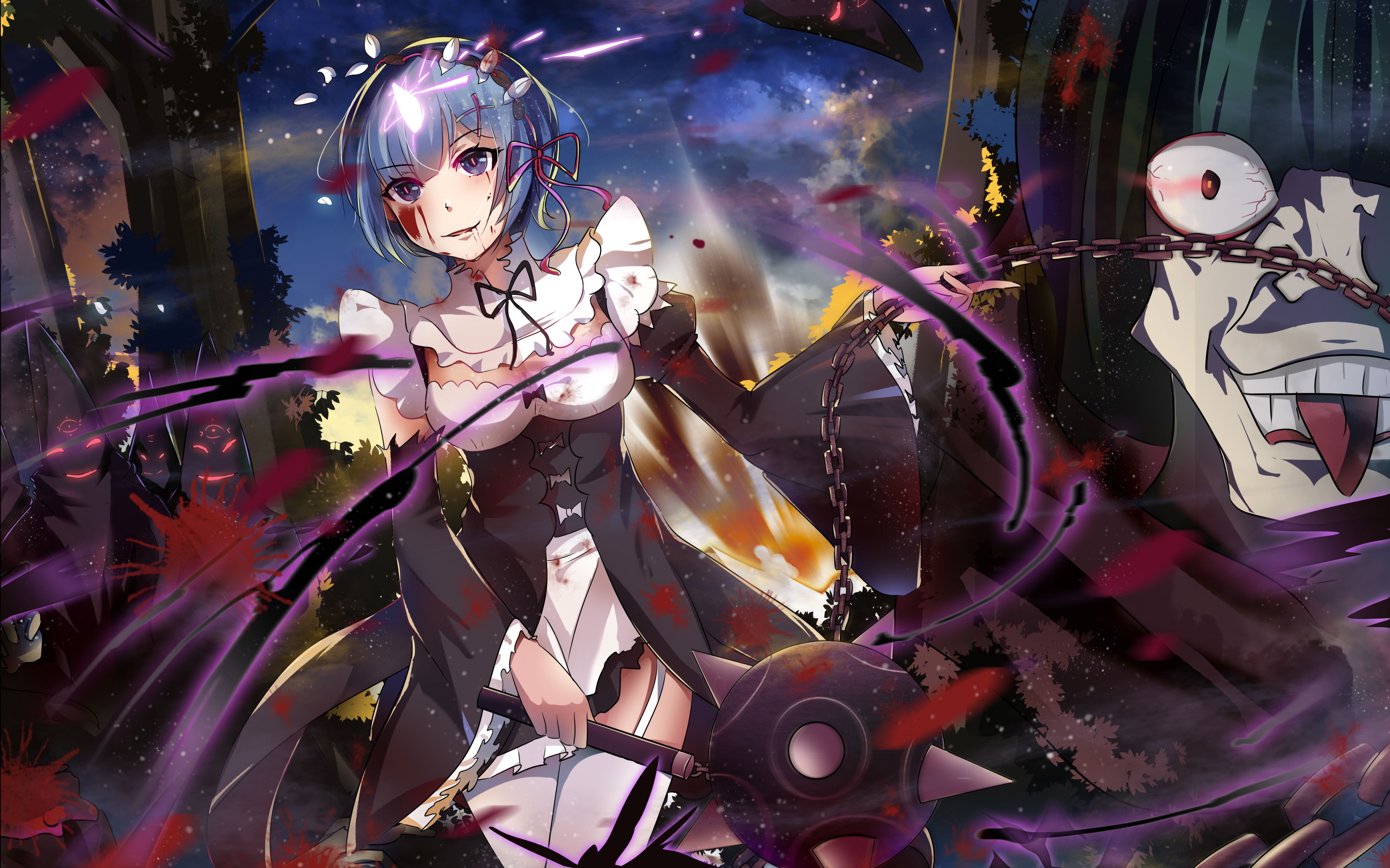 【mmd】tda校服雷姆黑丝跳【masked bitch】一定好看