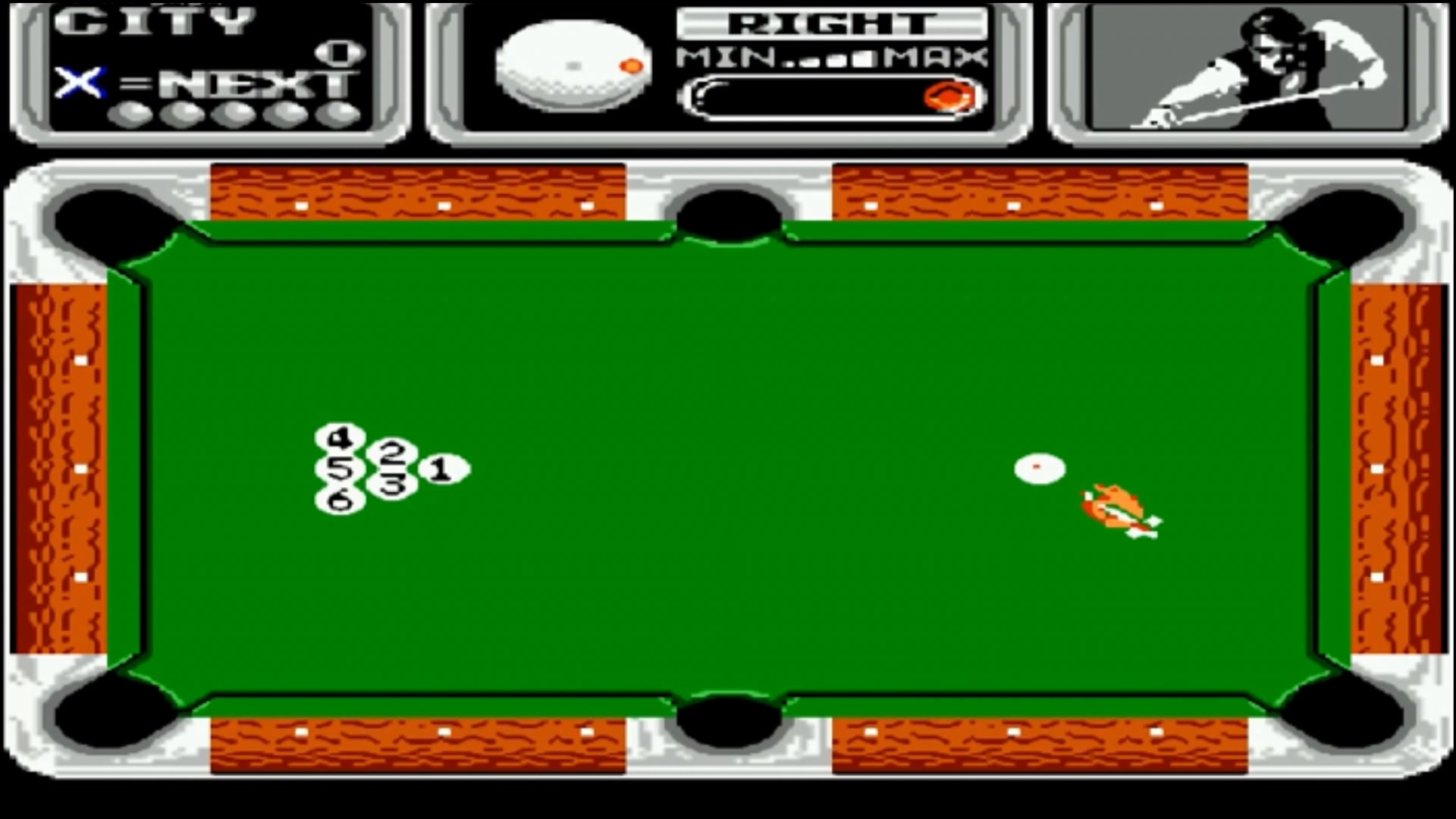 永恒唠游戏:fc桌球,一杆清台的同时还能打出连号,绝对是冠军水平