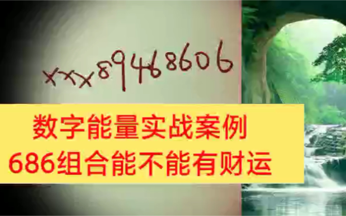 数字能量686组合实战技巧!哔哩哔哩bilibili