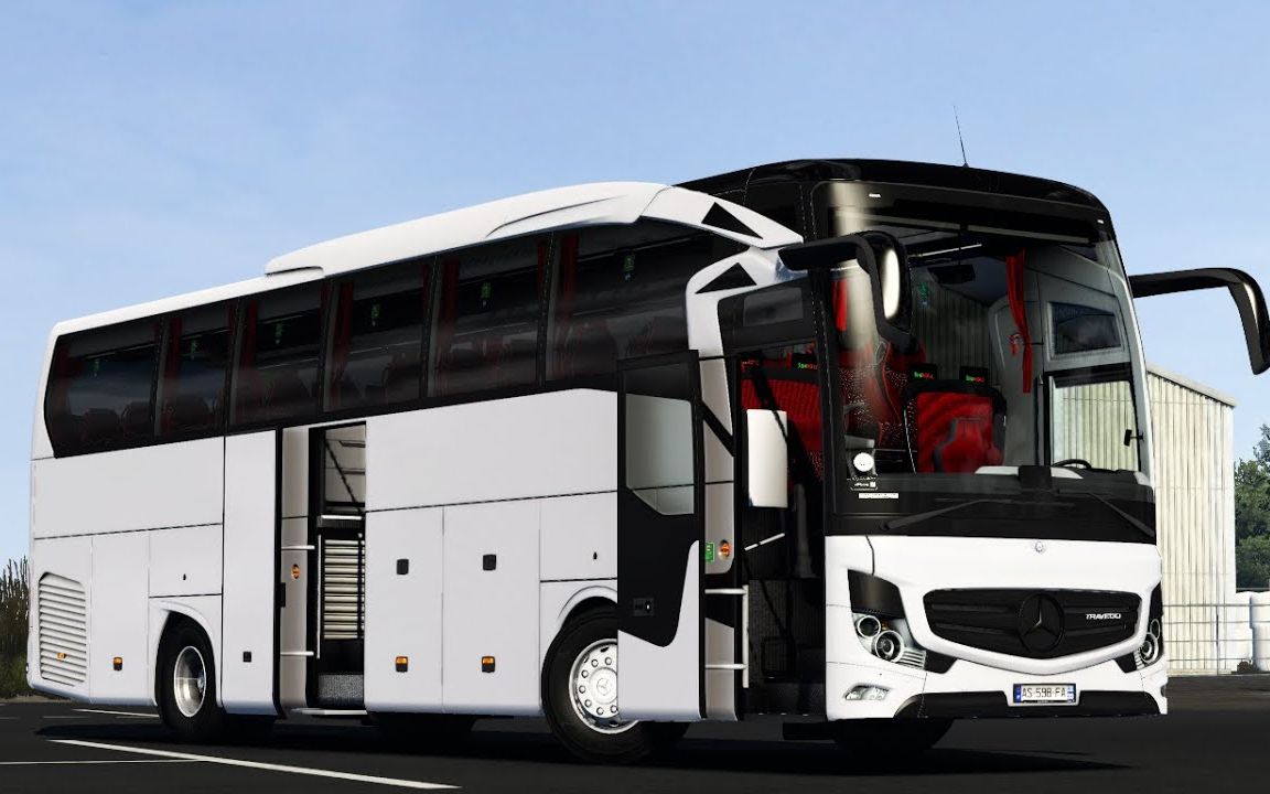 【youtube】欧卡2mod_梅赛德斯奔驰新travego 15-shd|[ets2 v1.