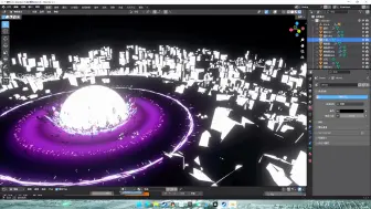 Download Video: blender 风格化爆炸，爆炸效果练习