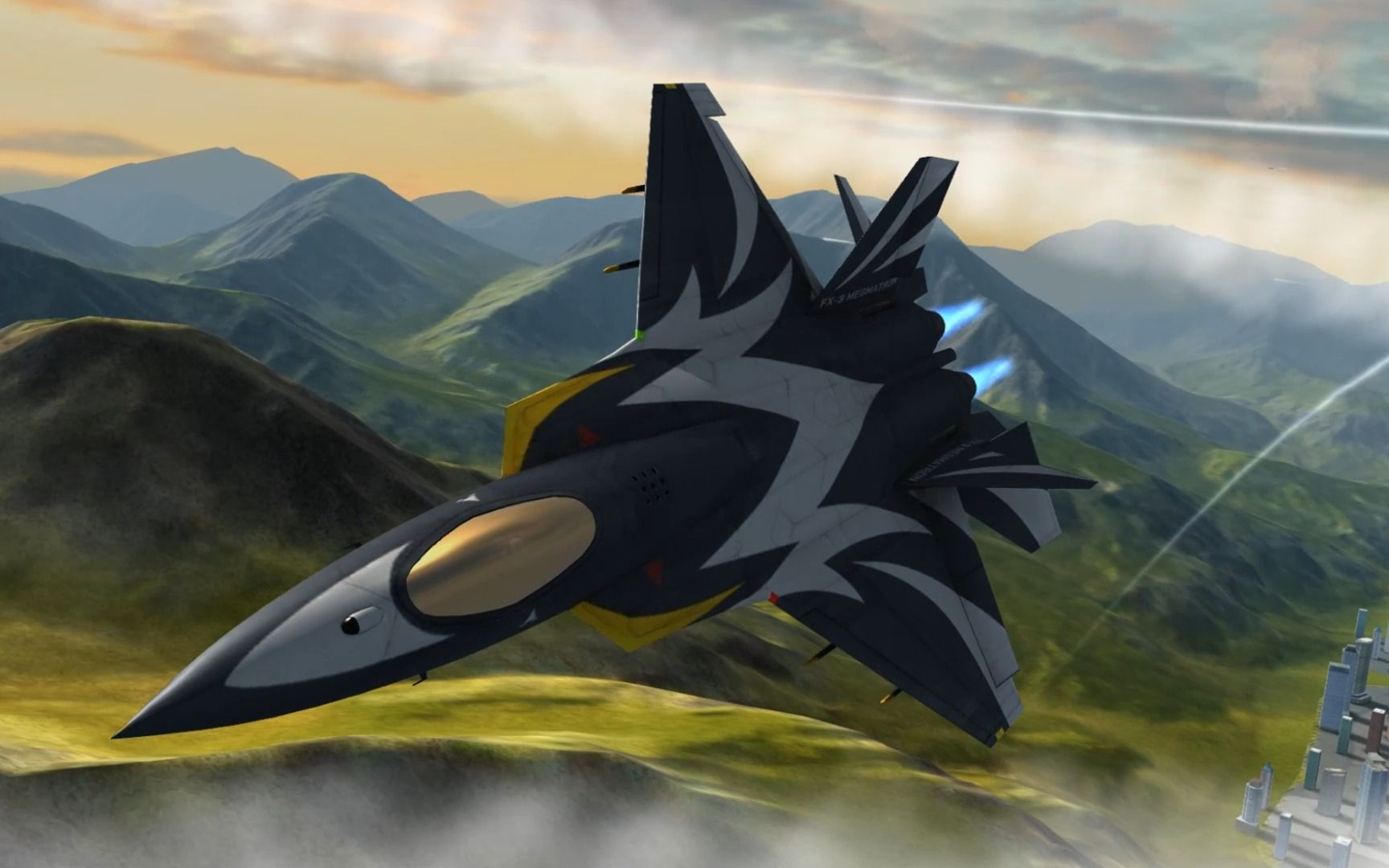 【现代空战3d】金头盔s15新涂装解密:fx-3 白头海雕