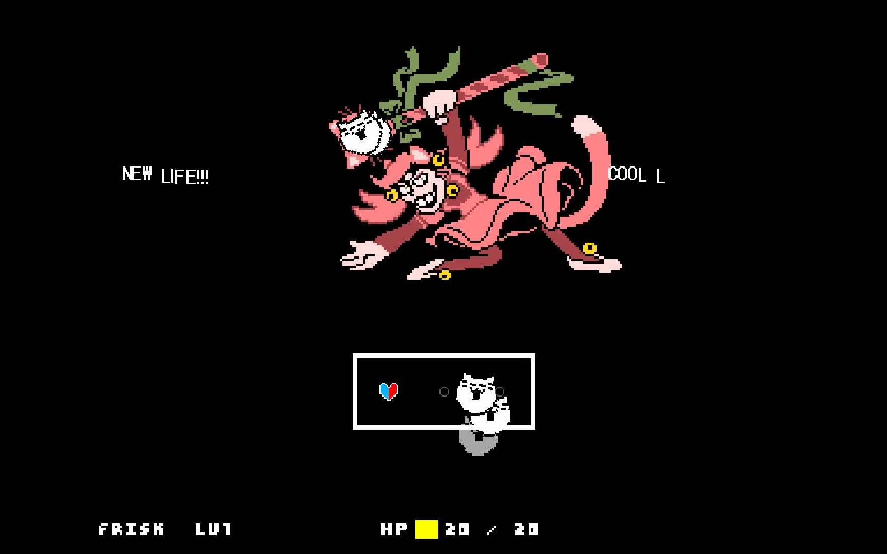 现在你可以在pc上玩到喵喵亲亲了undertale