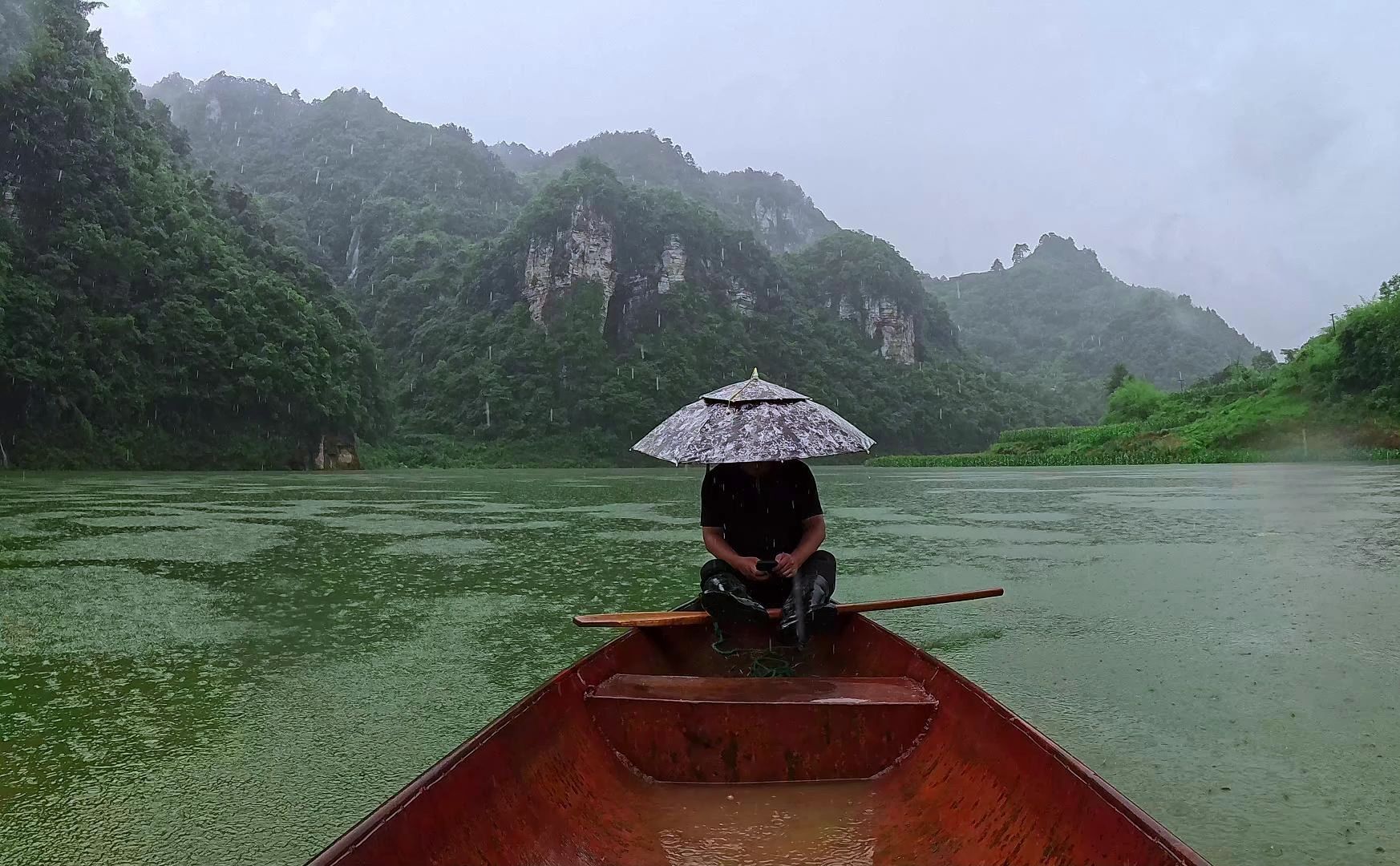 江南水乡,烟雨不断,真应了那句:舟行碧波上,人在画中游哔哩哔哩bilibili