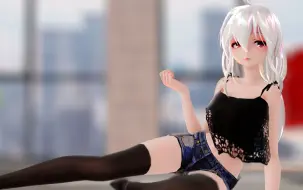 Download Video: 【弱音mmd\60fps】又纯又御|吊带热裤|清凉一夏