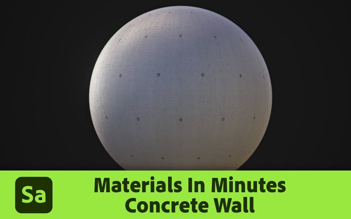 concretewallmaterialinminuteswithsubstance3dsampler