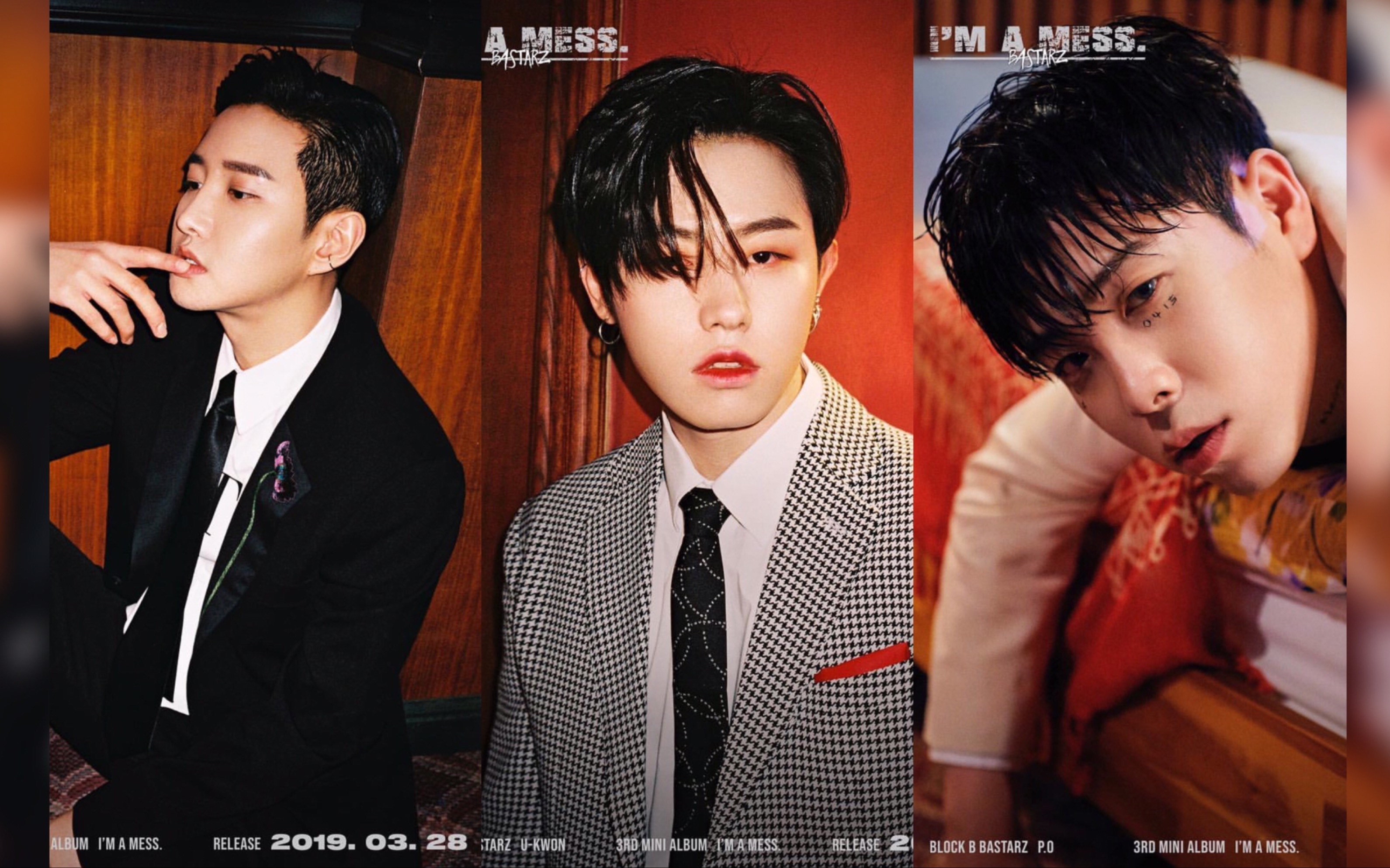 【blockb bastarz i m a mess】 20190328新专辑demo音频预告 p.
