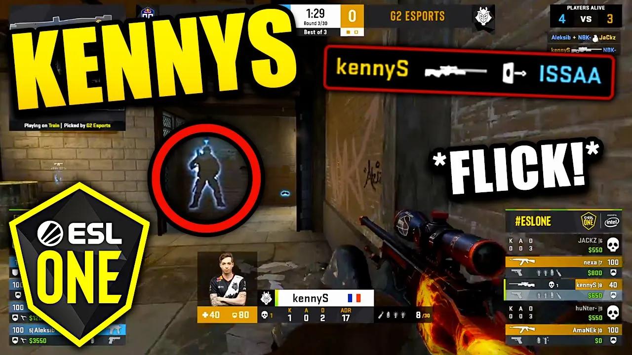【csgo】kennys变态甩枪! esl one 科隆 2020 第10日精彩集锦