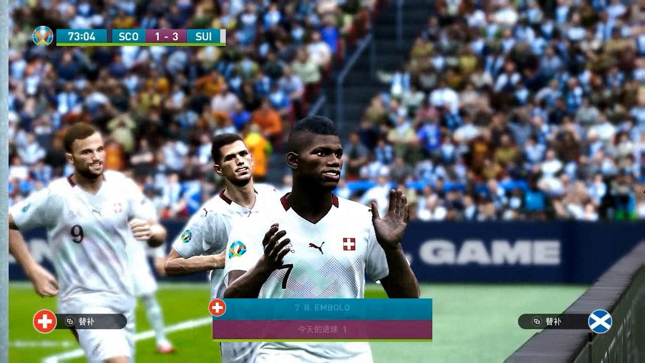 实况足球2021欧洲杯a组苏格兰vs瑞士