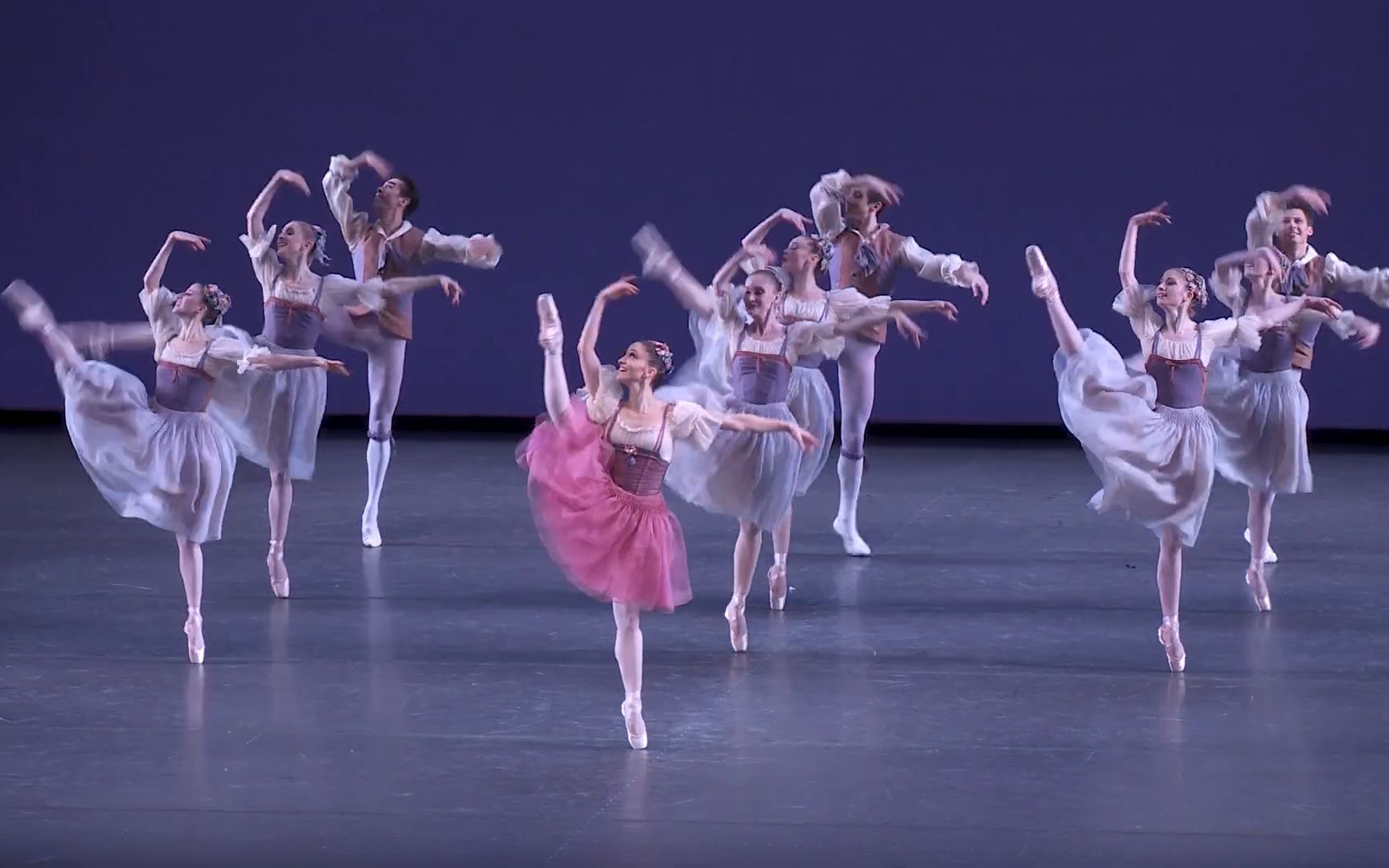 【新古典主义芭蕾】巴兰钦甜美炫技小品 《堂尼采蒂变奏》 donizetti