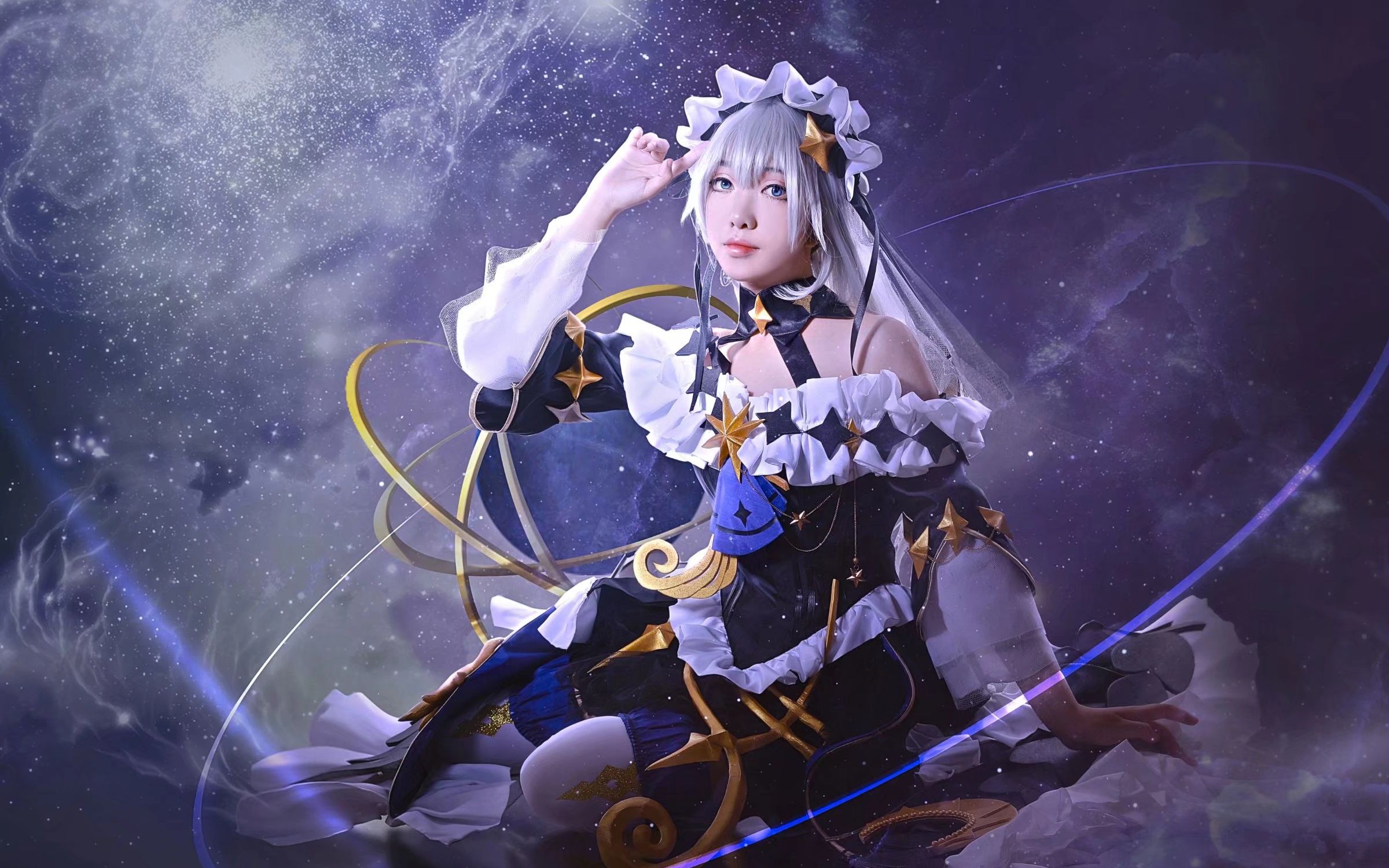 【cos】舰长 德丽莎超喜欢你 送我的这身衣服呐【cos】崩坏3德丽莎糖