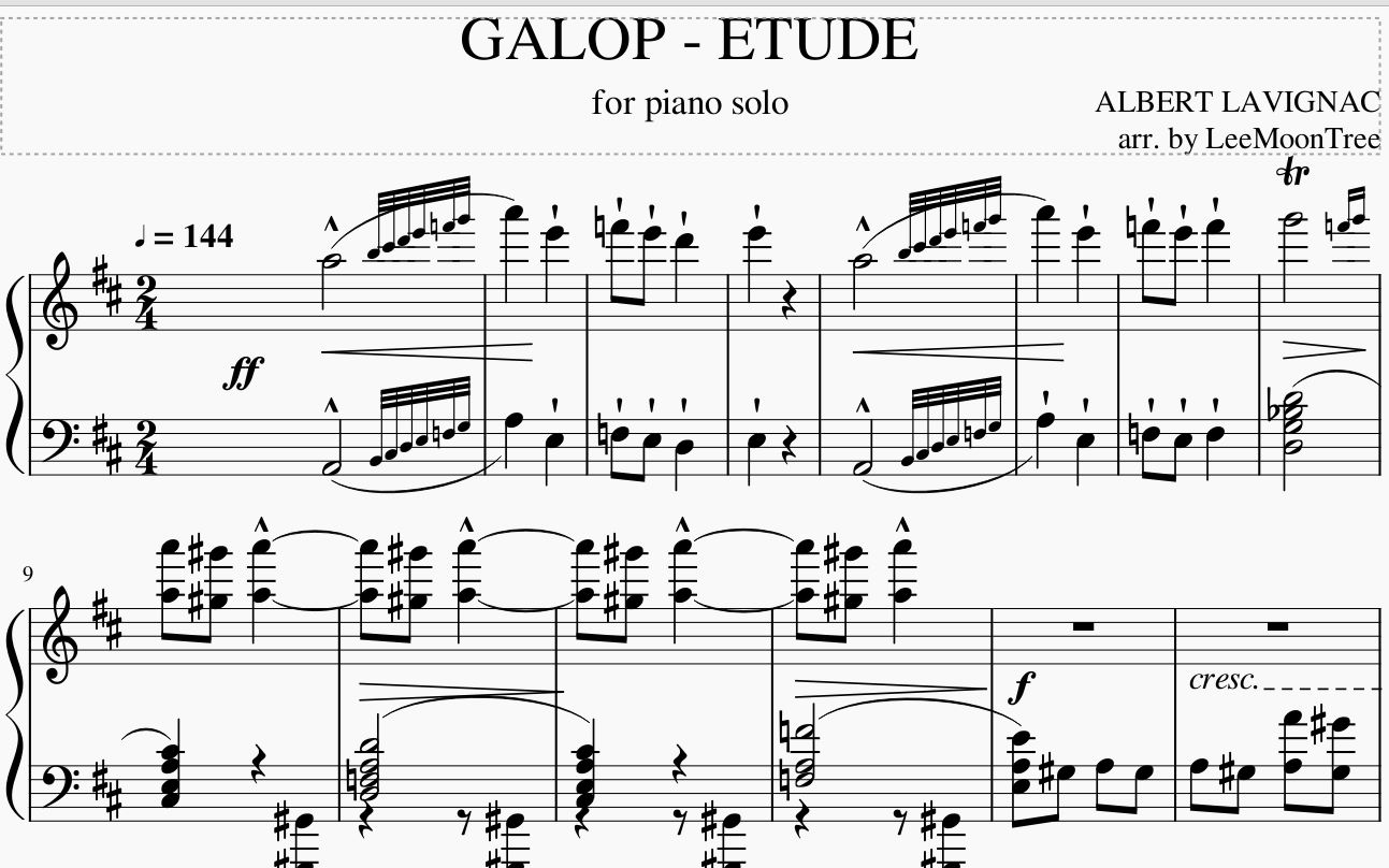 [图]【钢琴】八手联弹(划去)独奏 GALOP - MARCHE(划去)ETUDE 加洛普进行曲(划去)练习曲