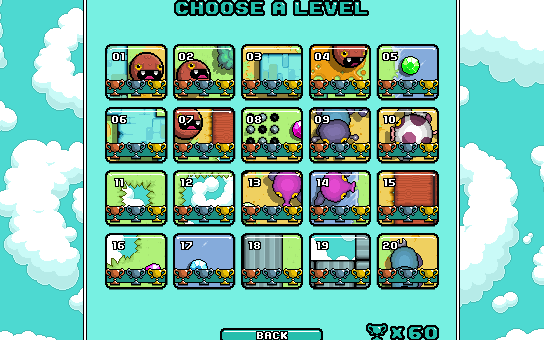 132?[nitrome] fluffball 天空上绒球滚动的冒险,速度与惯性下的难度