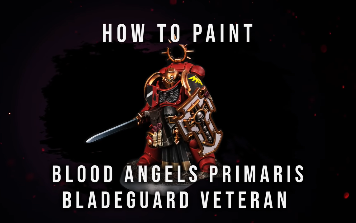 paint blood angels primaris bladeguard veteran 战锤40k 血天使